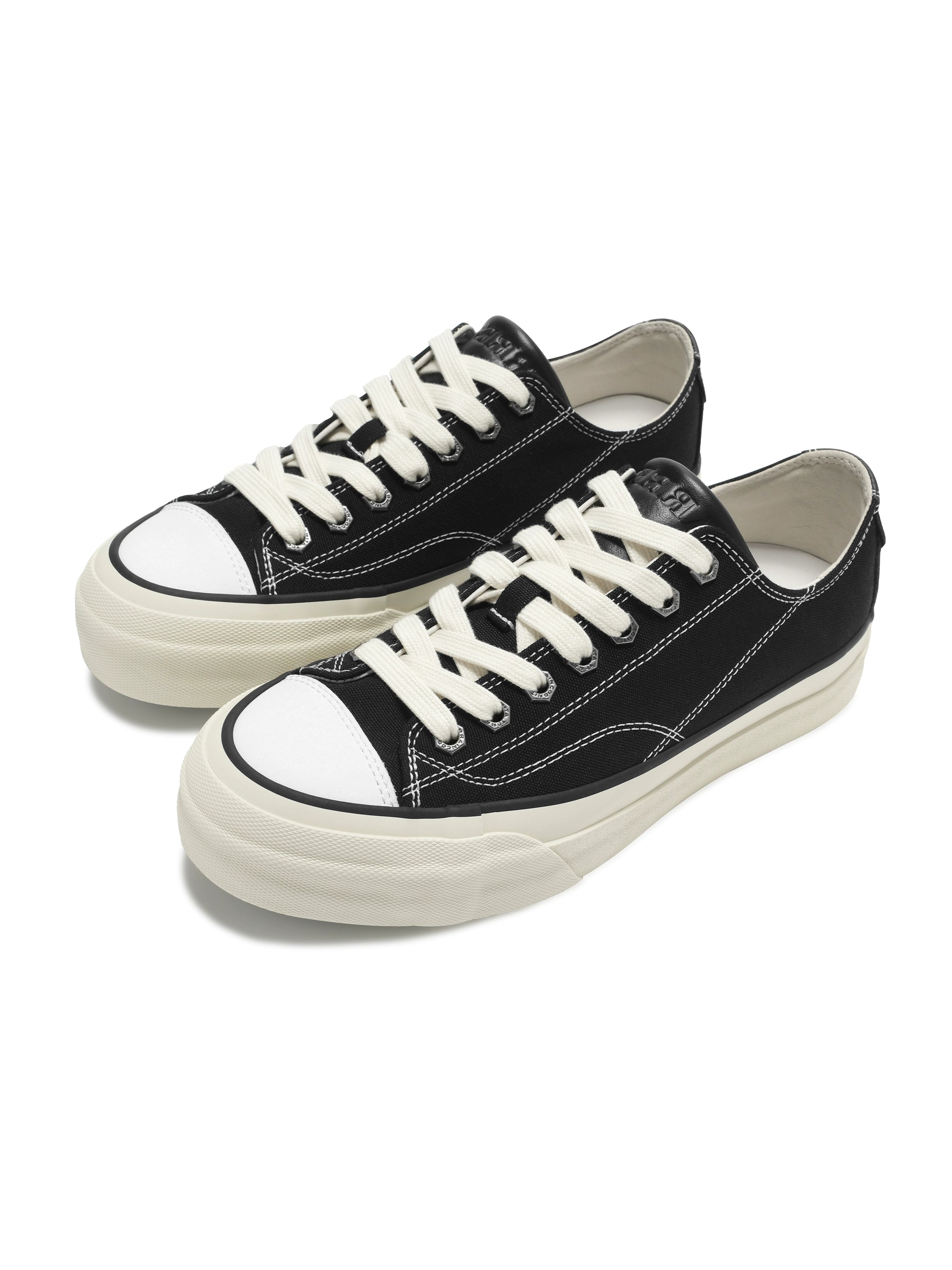 紫标牛皮拼接硫化低帮帆布板鞋休闲通勤厚底增高TERRAINCOGNITA