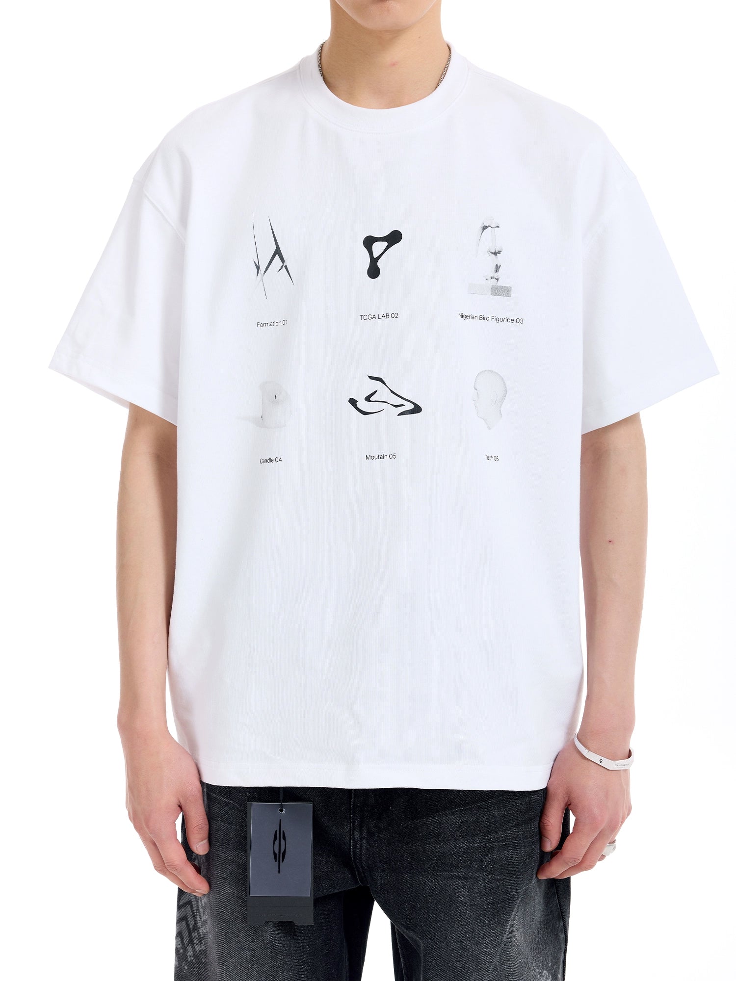 模型主题印花短袖男女休闲宽松百搭T恤TERRAINCOGNITA