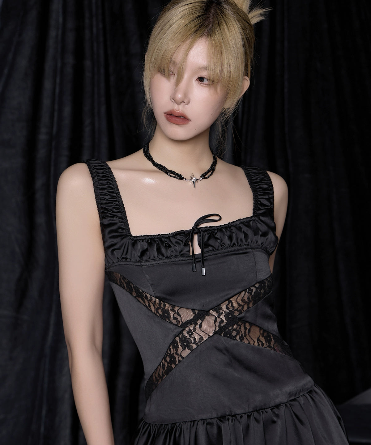 【小鬼同款】SUMIYAKI 珍珠芒星串珠项链轻奢小众项链甜酷锁骨链