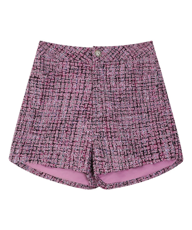 野生zerocircle小香套装女夏紫色复古修身马甲背心显瘦休闲短裤子