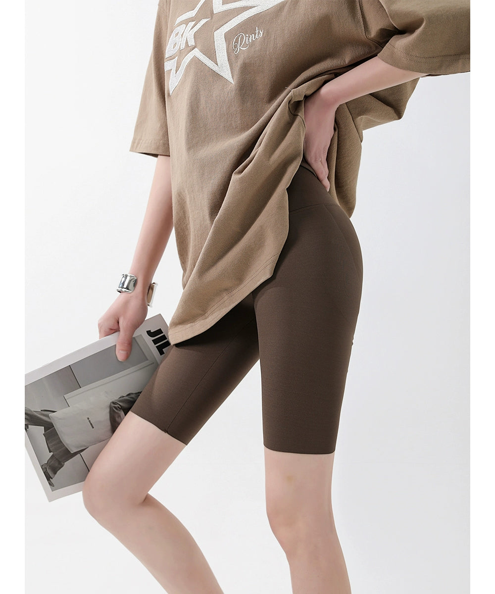 ICH MODE 外穿修身鲨鱼裤夏季提臀显瘦防走光收腹瑜伽骑行短裤女