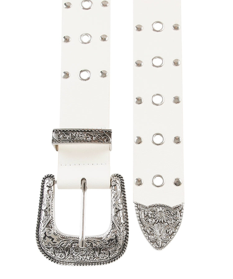 野生zerocircle白色腰带女高级设计感小众装饰配裙子百搭松紧皮带