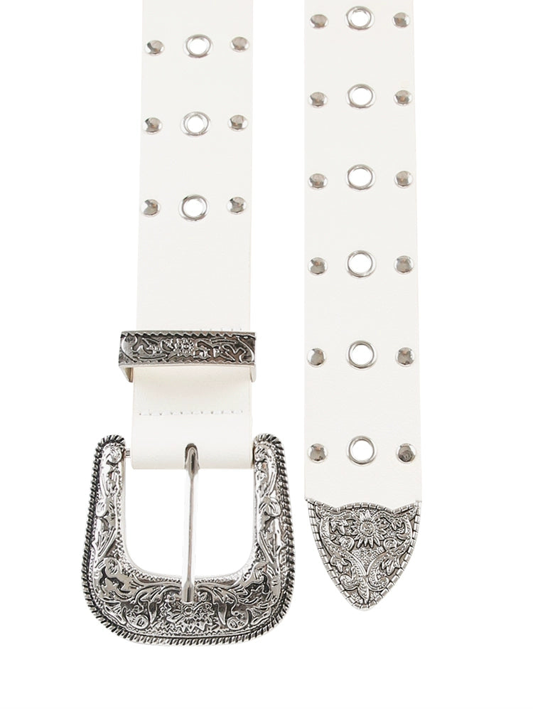 野生zerocircle白色腰带女高级设计感小众装饰配裙子百搭松紧皮带