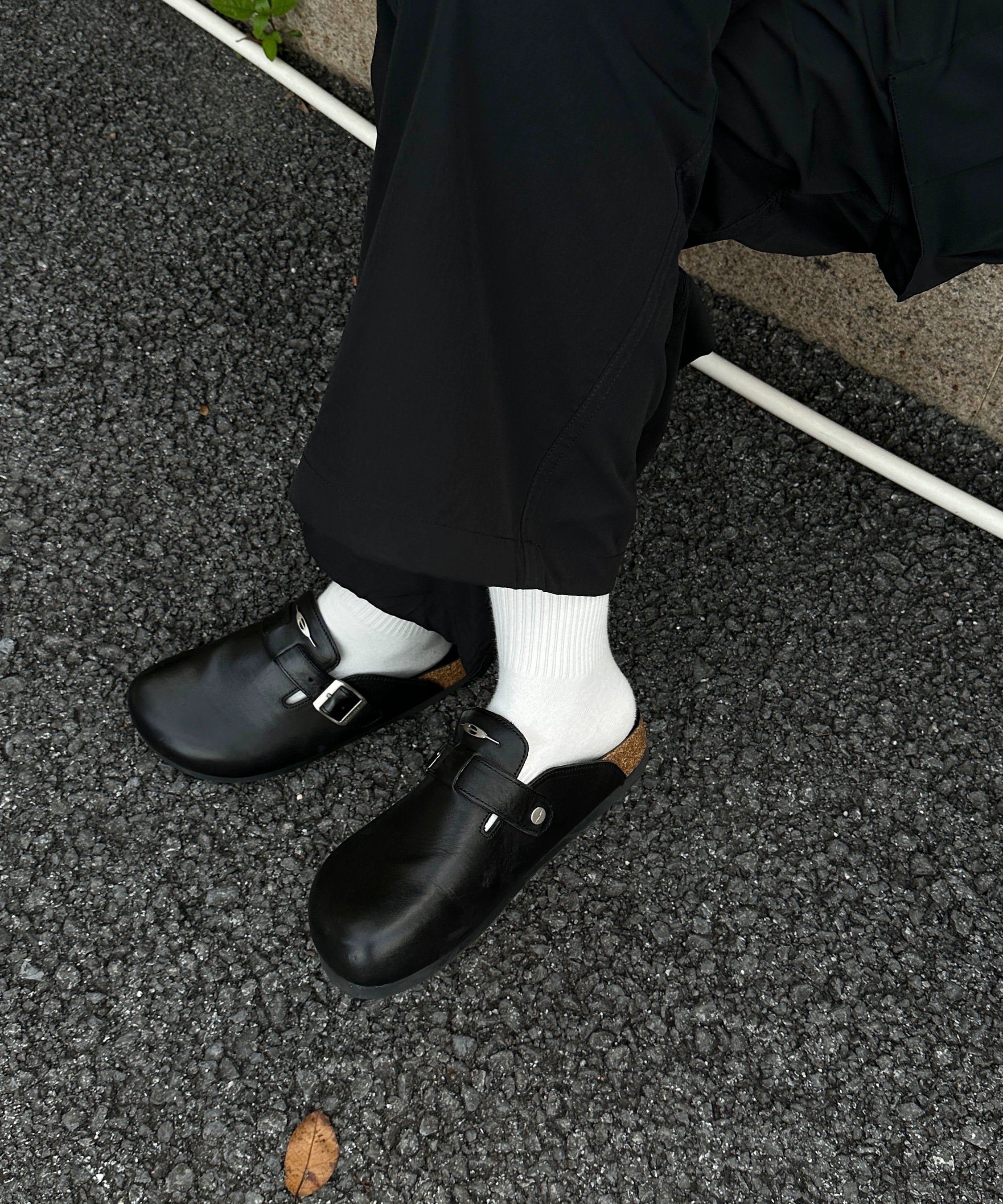 马皮/羊皮特制香底勃肯包头半拖皮鞋时尚百搭通勤TERRAINCOGNITA