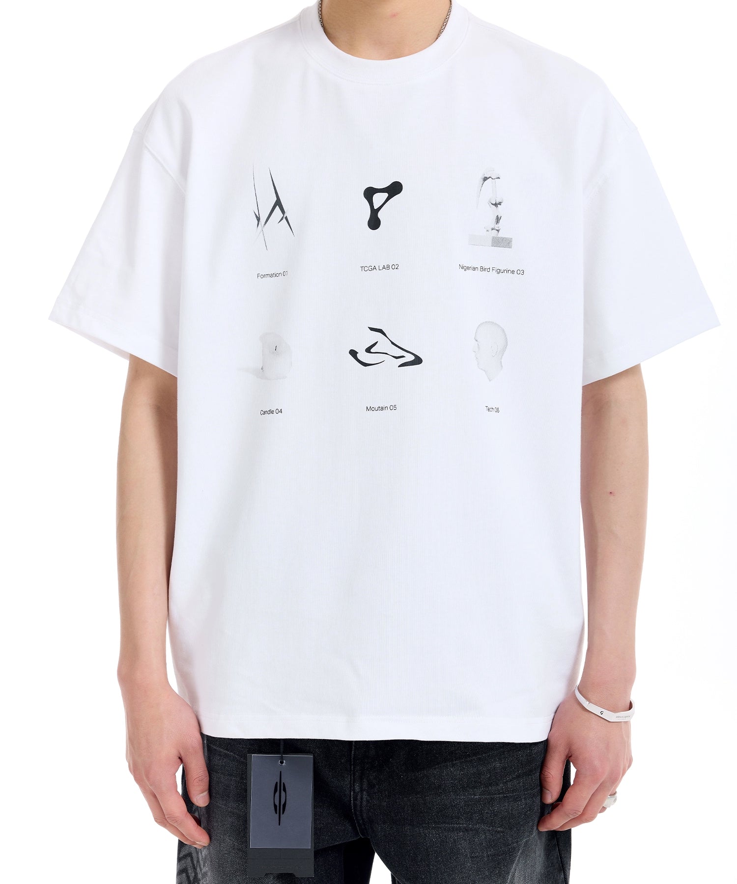 模型主题印花短袖男女休闲宽松百搭T恤TERRAINCOGNITA