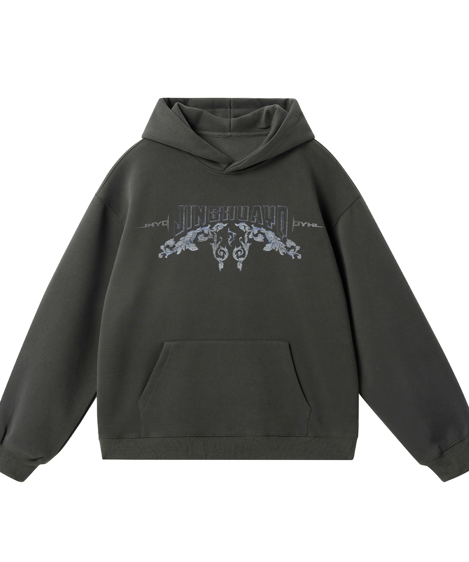 青花瓷丨JHYQ秋季新款400G重磅连帽卫衣男休闲百搭套头情侣帽衫