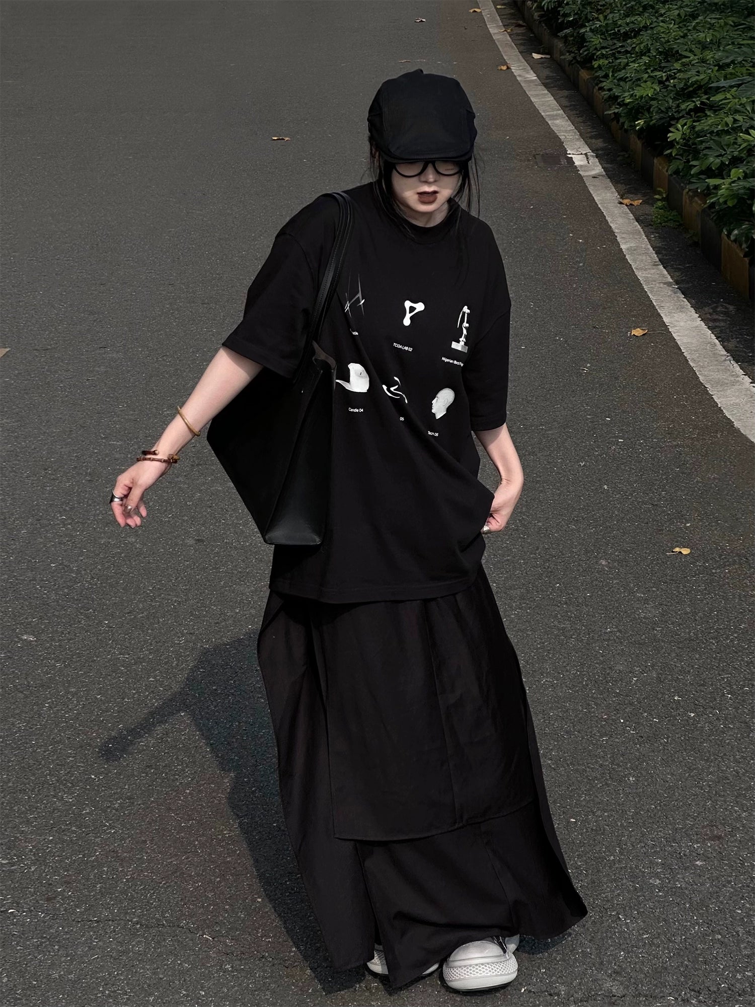 模型主题印花短袖男女休闲宽松百搭T恤TERRAINCOGNITA