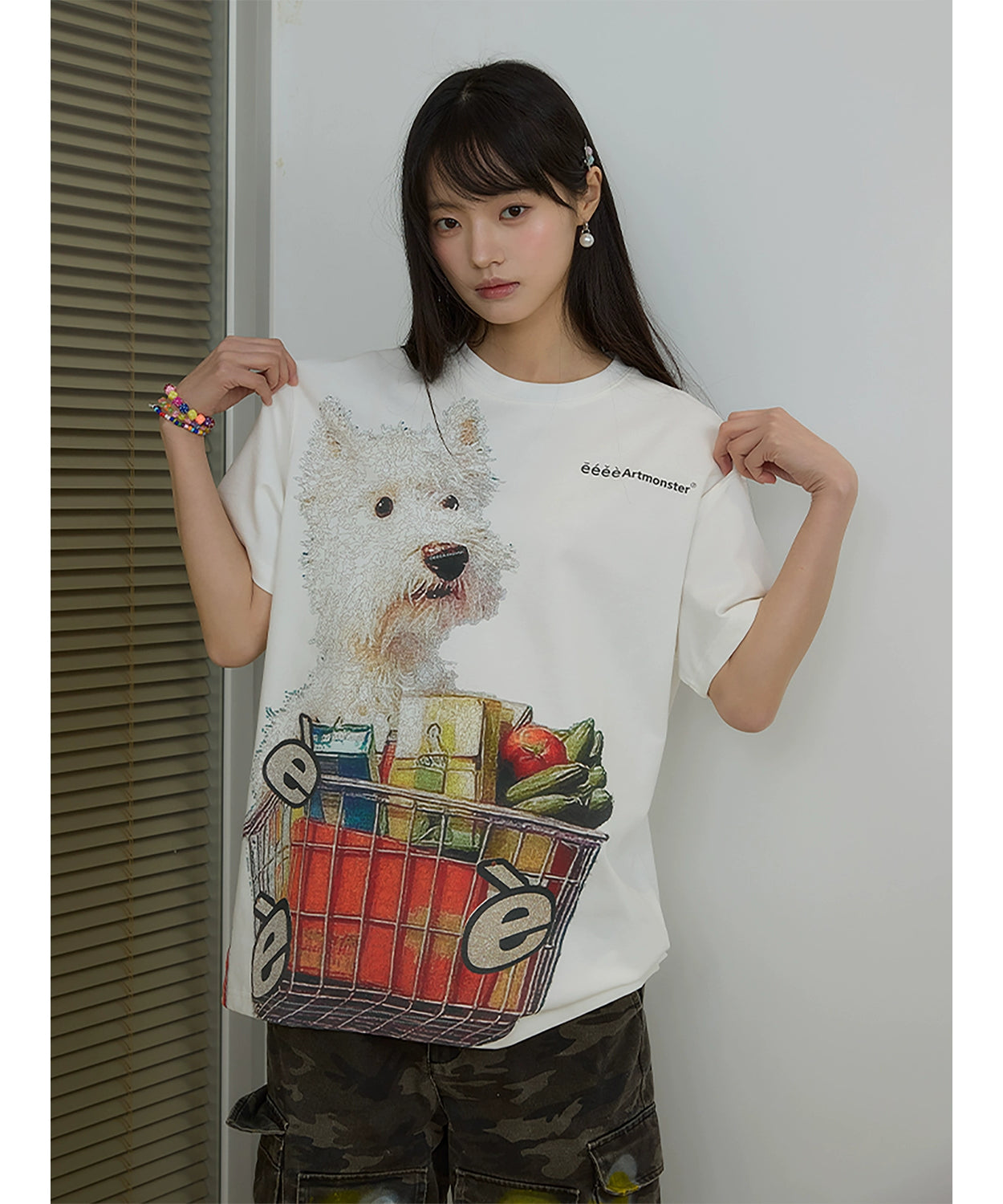 “西高弟弟”｜eeee小众趣味感西高小狗T恤原创设计感短袖夏25SS