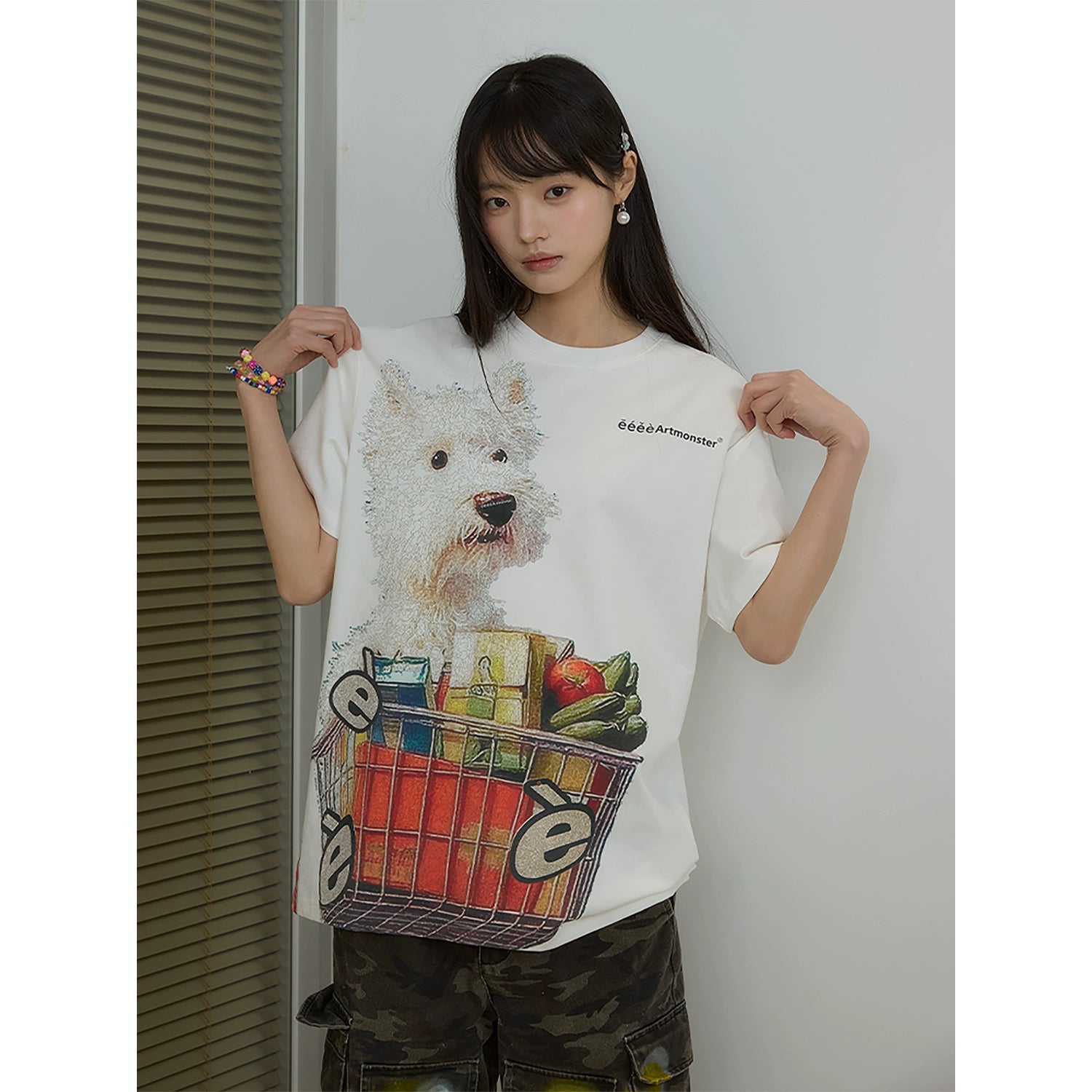 “西高弟弟”｜eeee小众趣味感西高小狗T恤原创设计感短袖夏25SS