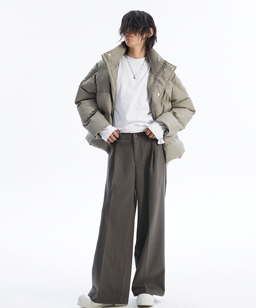 潮WOO专属TERRAINCOGNITA宽松保暖百搭休闲棉服涂层面料冬季外套