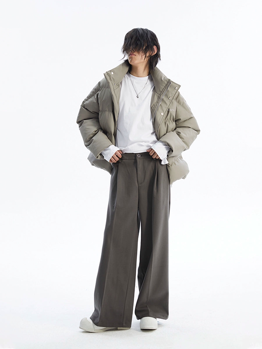 潮WOO专属TERRAINCOGNITA宽松保暖百搭休闲棉服涂层面料冬季外套