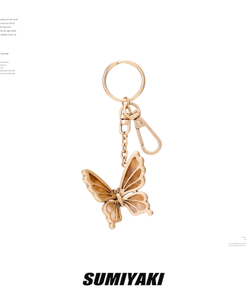 直接封神的破茧蝴蝶钥匙扣！SUMIYAKI 包包挂件小众设计钥匙扣