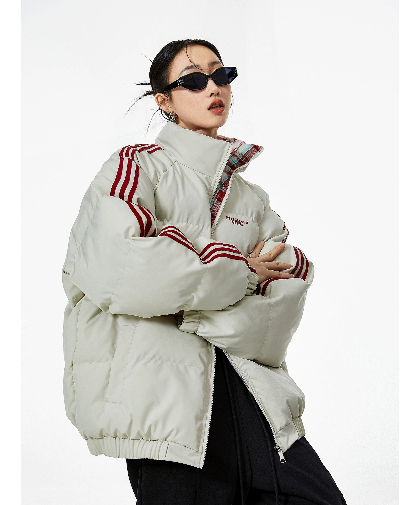 ICH MODE 美式复古棉服女冬季保暖加厚棉袄夹棉外套棉衣2025新款