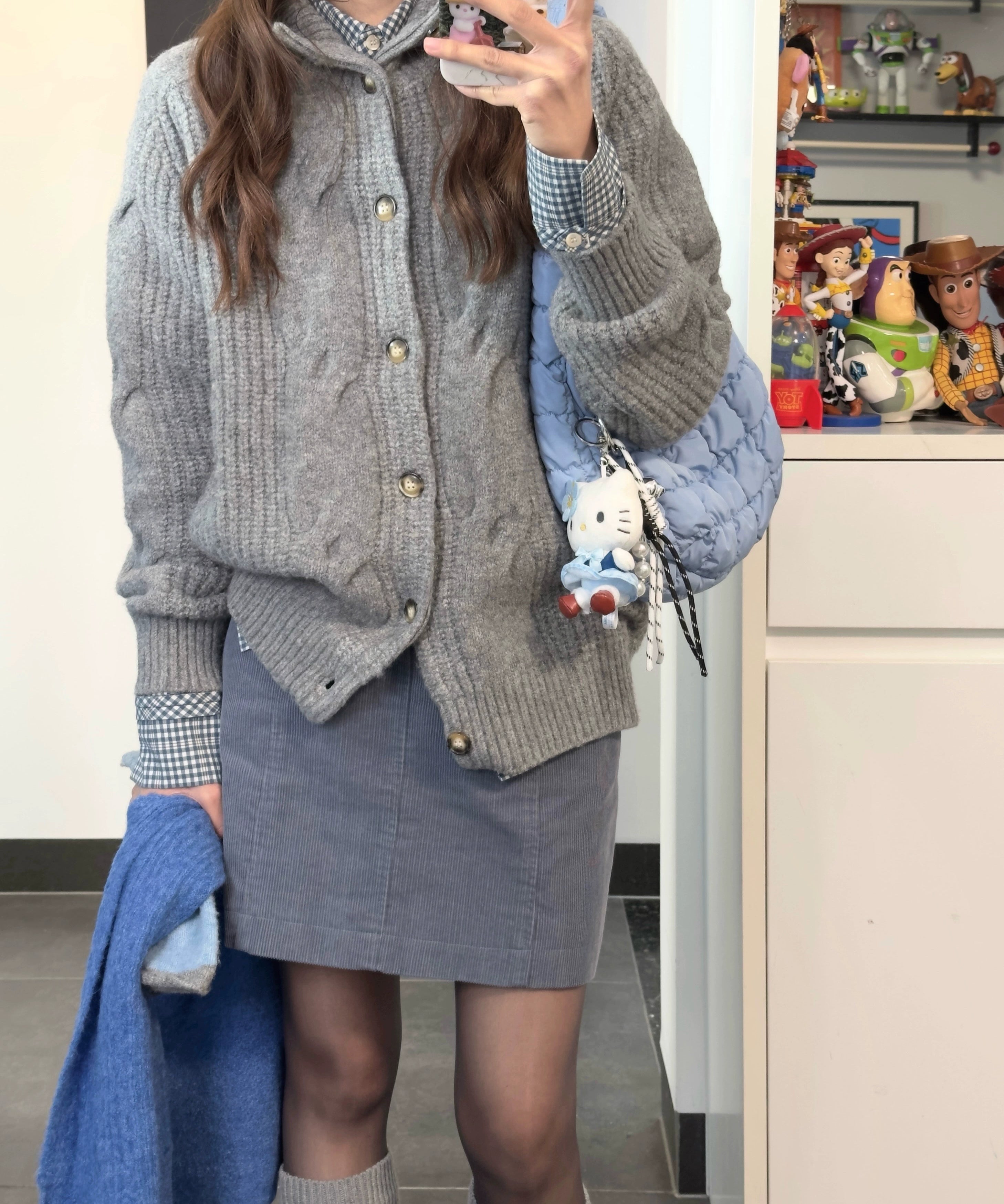 棉羊毛混纺保暖针织开衫毛衣老钱风秋冬通勤百搭TERRAINCOGNITA