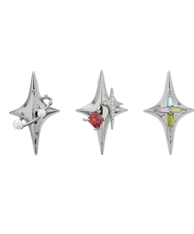 捂紧钱包再进！SUMIYAKI原创星体耳环新款星芒耳夹设计感甜酷耳饰