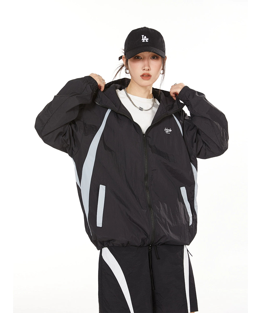 ICH MODE 美式upf50+防晒衣外套女夏季宽松流行轻薄户外运动上衣