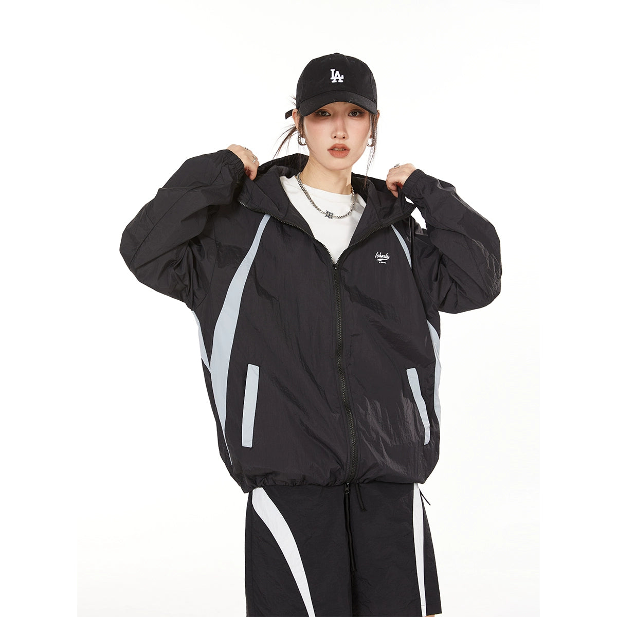 ICH MODE 美式upf50+防晒衣外套女夏季宽松流行轻薄户外运动上衣