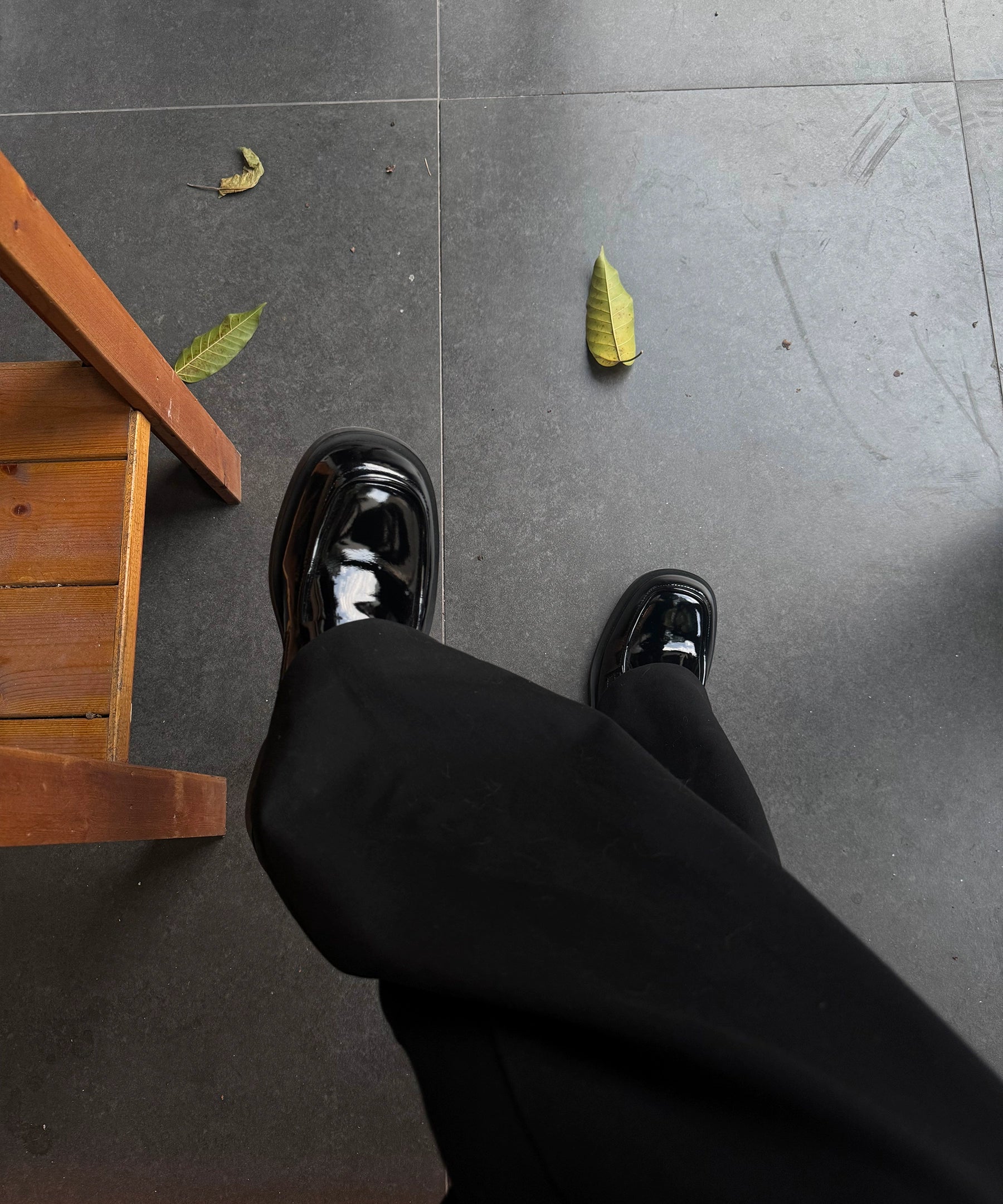 三色金属纽扣乐福真皮皮鞋老钱风日常通勤百搭简约TERRAINCOGNITA