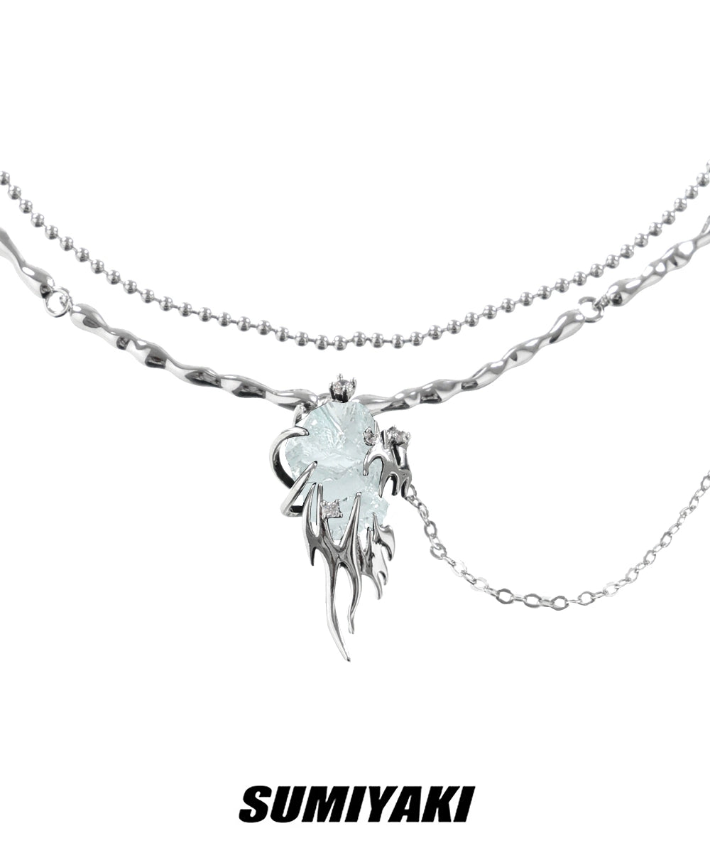 吹爆！SUMIYAKI  原创冰源狩猎项链小众设计酷拽辣妹高级感锁骨链