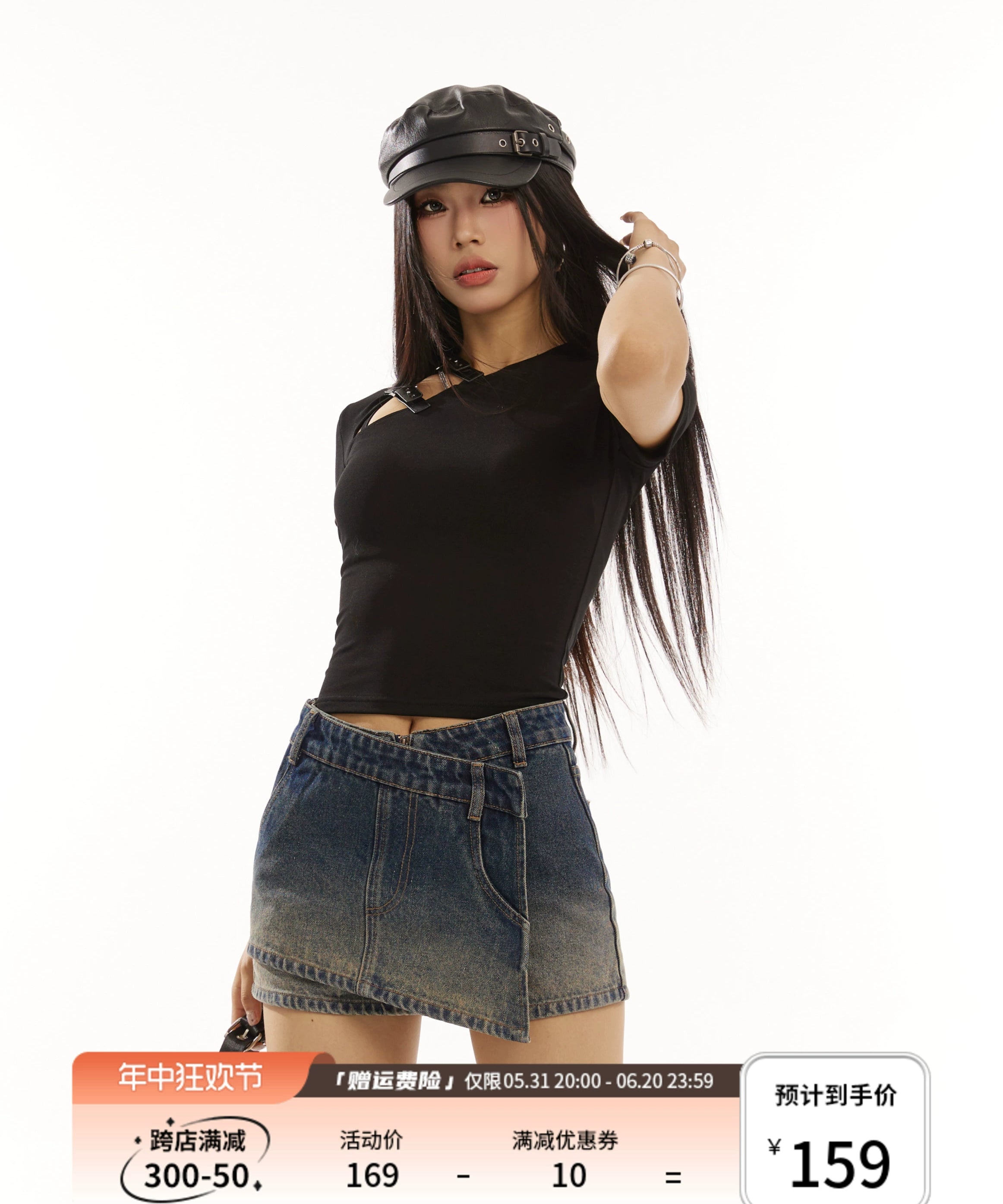 野生zero复古蓝水洗设计感牛仔短裤女夏季辣妹小众显瘦直筒热裤子