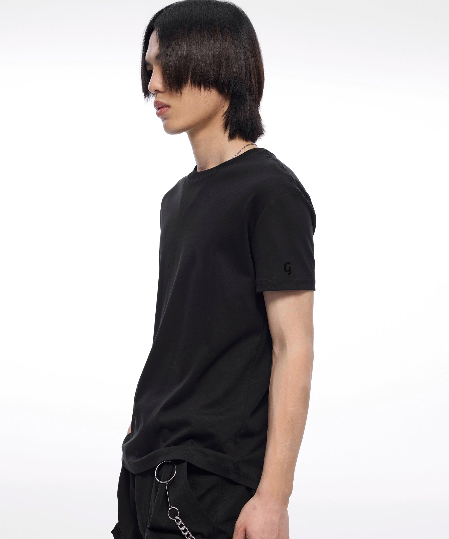 【第二件0元】TERRAINCOGNITA丝光液氨纯棉短袖T恤男合身百搭