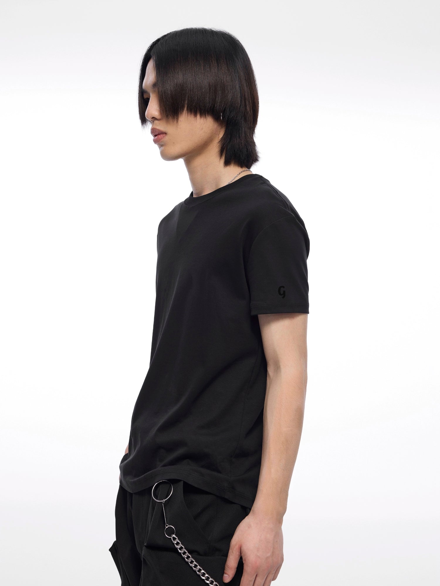 【第二件0元】TERRAINCOGNITA丝光液氨纯棉短袖T恤男合身百搭