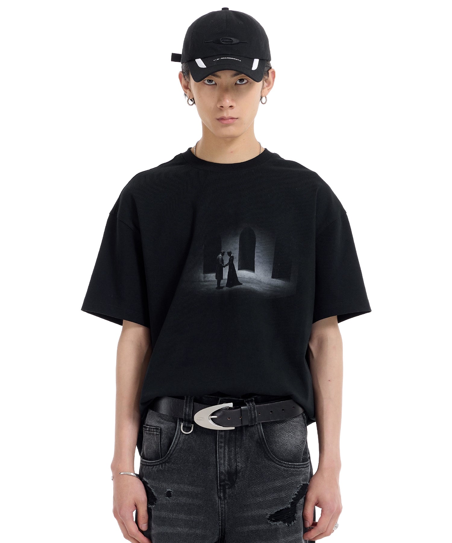 歌剧麦克白印花短袖休闲宽松百搭日常通勤T恤男女TERRAINCOGNITA