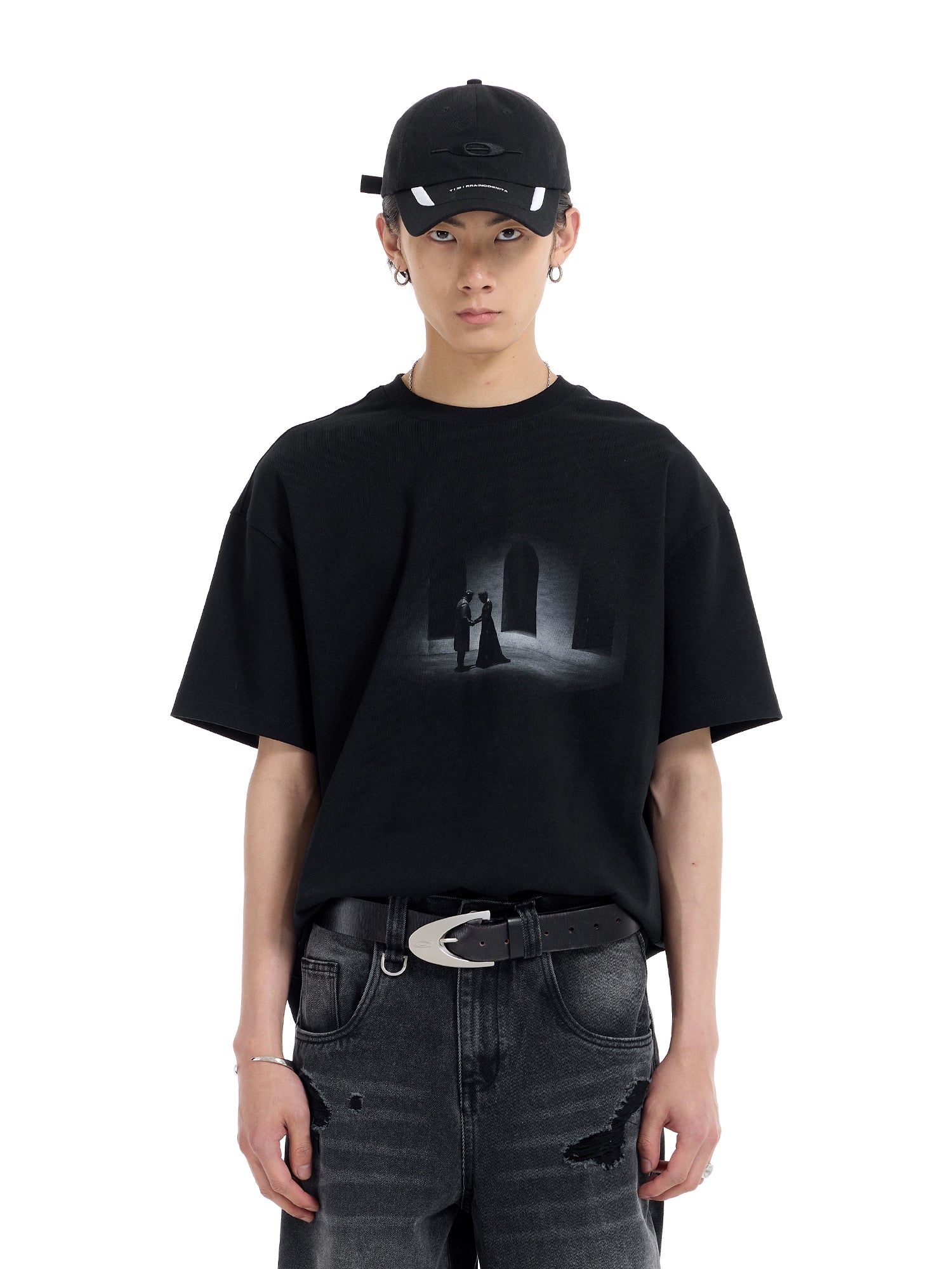 歌剧麦克白印花短袖休闲宽松百搭日常通勤T恤男女TERRAINCOGNITA