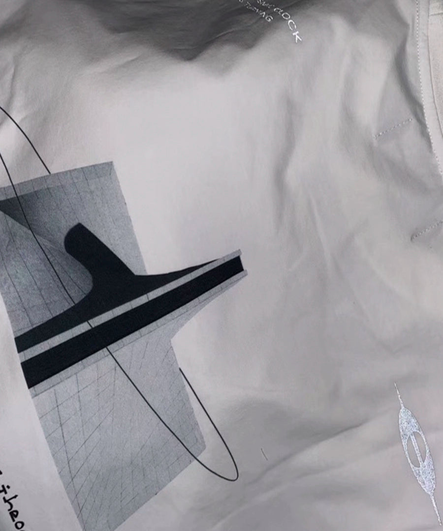 宽松舒适百搭休闲短袖3m反光主题直喷印花T恤男女TERRAINCOGNITA