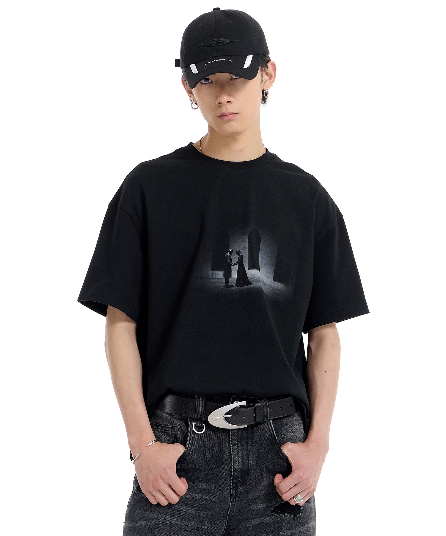 歌剧麦克白印花短袖休闲宽松百搭日常通勤T恤男女TERRAINCOGNITA