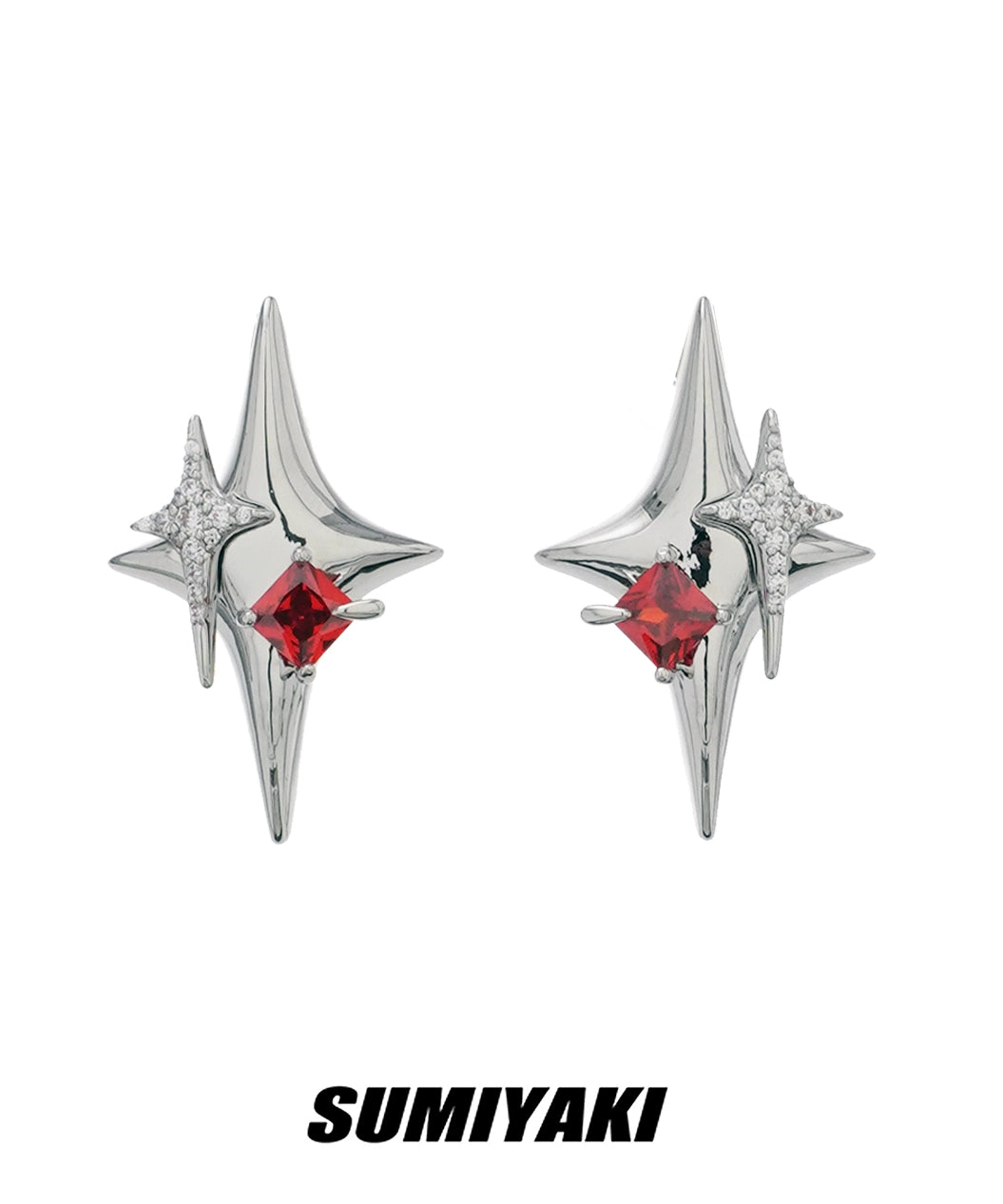 捂紧钱包再进！SUMIYAKI原创星体耳环新款星芒耳夹设计感甜酷耳饰