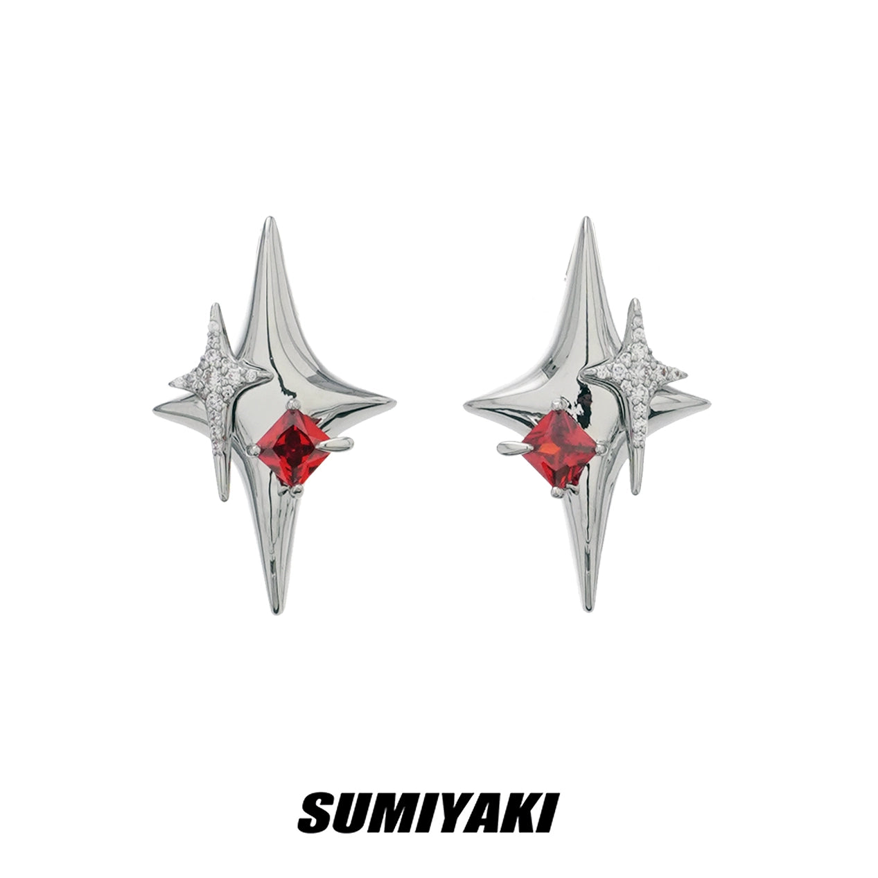 捂紧钱包再进！SUMIYAKI原创星体耳环新款星芒耳夹设计感甜酷耳饰