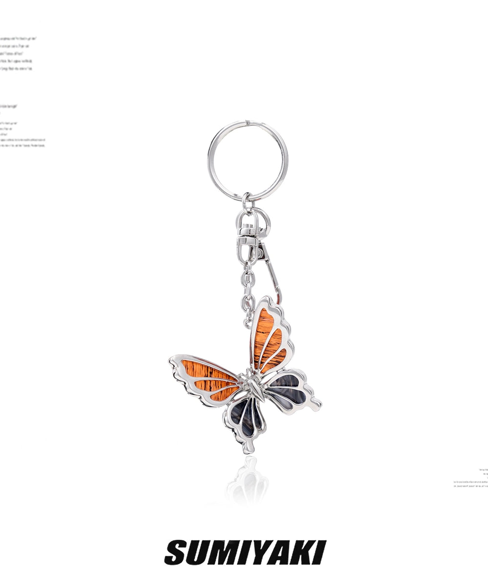 直接封神的破茧蝴蝶钥匙扣！SUMIYAKI 包包挂件小众设计钥匙扣
