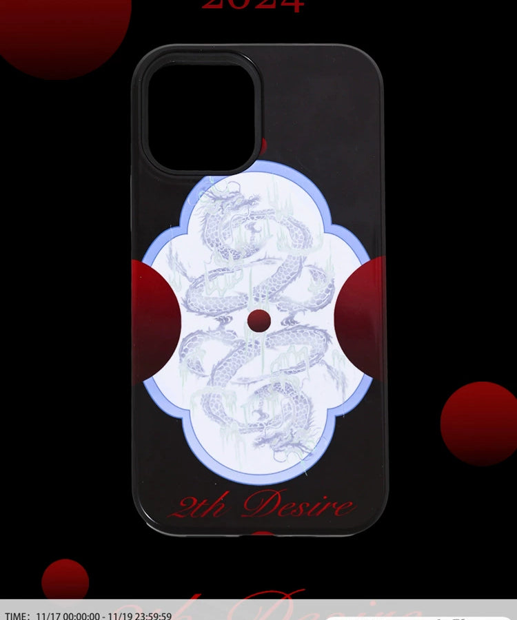 2th Desire韩国进口二合一菲林壳设计感ins龙年新年iPhone手机壳