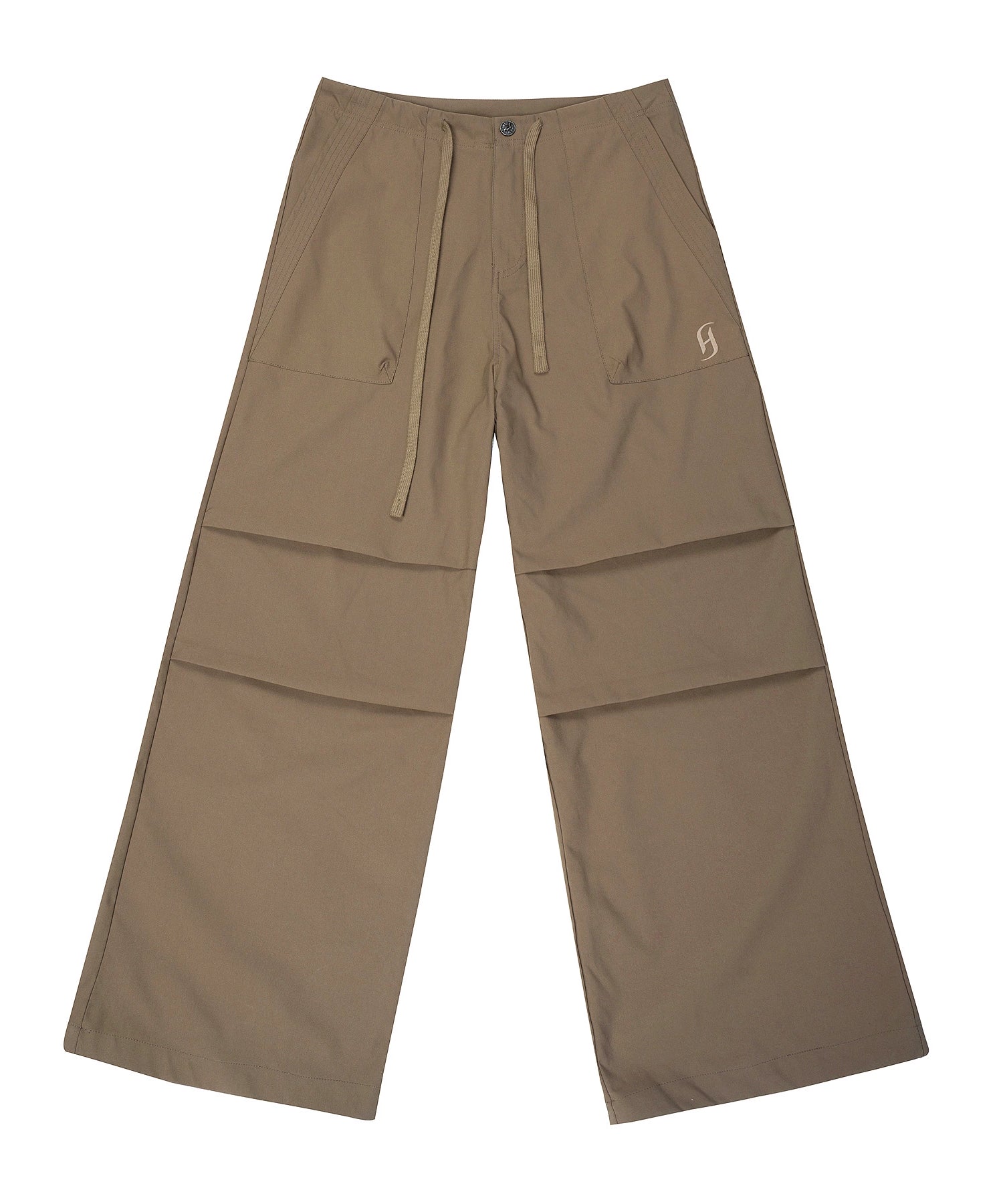 【限时特价】JHYQ春秋美式褶皱伞兵工装裤男潮牌宽松可束脚休闲裤