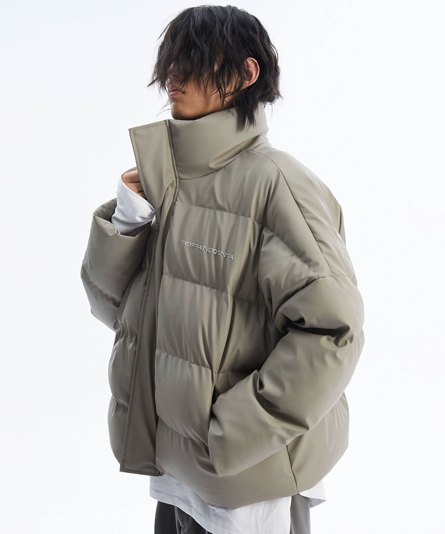 潮WOO专属TERRAINCOGNITA宽松保暖百搭休闲棉服涂层面料冬季外套